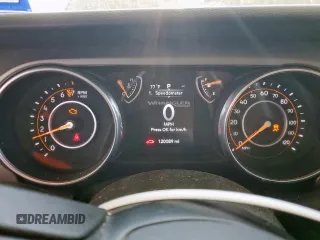 2018 Jeep Wrangler Unlimited Sport with VIN 1C4HJXDG1JW145336, listed as a Copart auction lot 59521635 with 120,089 mi miles and Salvage title. Bid and sale history available at DreamBid. Image 9.