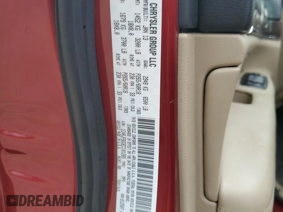 2014 Jeep Grand Cherokee Limited with VIN 1C4RJFBG3EC101265, listed as a Copart auction lot 53833235 with Not Provided miles and Salvage Title. Bid and sale history available at DreamBid. Image 13.