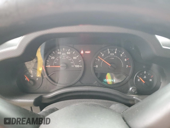 2008 Jeep Wrangler X with VIN 1J4FA24108L505711, listed as a Copart auction lot 43147345 with 150,943 mi miles and Clean Title. Bid and sale history available at DreamBid. Image 9.