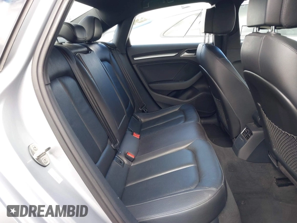 2018 Audi A3 Sedan Premium with VIN WAUAUGFFXJ1040608, listed as a IAAI auction lot 41708256 with 55,359 mi miles. Bid and sale history available at carsss.com. Image 8.