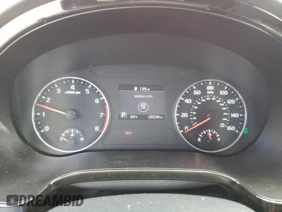2022 Kia Seltos S with VIN KNDEUCAAXN7276641, listed as a Copart auction lot 57770305 with 26,594 mi miles and Salvage title. Bid and sale history available at DreamBid. Image 9.