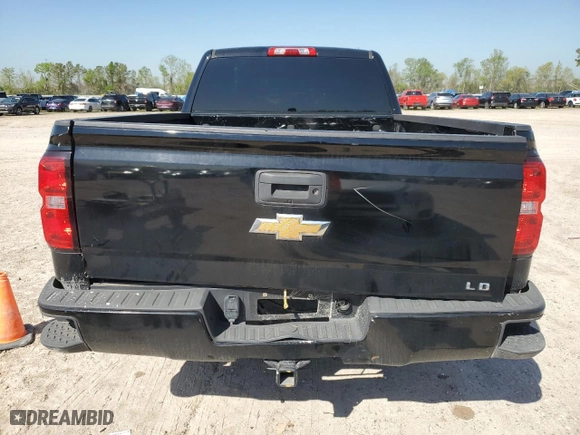 2019 Chevrolet Silverado 1500 LD Custom with VIN 2GCRCMEC9K1230071, listed as a Copart auction lot 50699605 with 101,099 mi miles and Salvage Title. Bid and sale history available at carsss.com. Image 6.