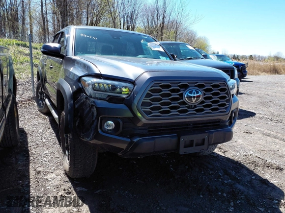 2023 Toyota Tacoma 4WD SR with VIN 3TMCZ5AN4PM625017, listed as a IAAI auction lot 41207111 with 38,582 mi miles. Bid and sale history available at carsss.com. Image 1.