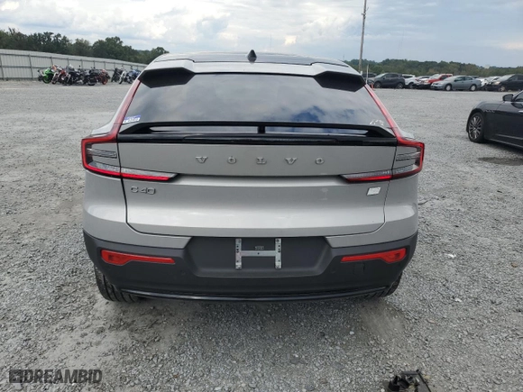 2023 Volvo C40 Recharge Pure Electric Ultimate with VIN YV4ED3GM8P2052766, listed as a Copart auction lot 72587604 with 42,283 mi miles and Salvage Title. Bid and sale history available at carsss.com. Image 6.