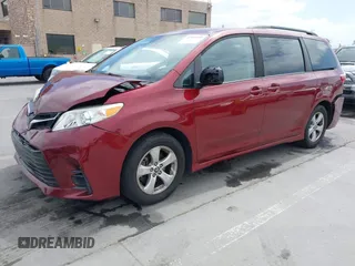 2019 Toyota Sienna LE Auto Access Seat with VIN 5TDKZ3DC1KS002876, listed as a IAAI auction lot 42105609 with 66,192 mi miles and . Bid and sale history available at DreamBid. Image 2.