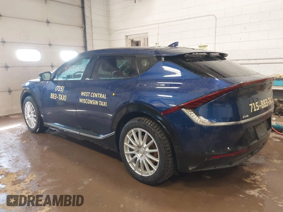 2023 Kia EV6 Wind with VIN KNDC3DLC0P5138765, listed as a IAAI auction lot 41915327 with 79,757 mi miles and . Bid and sale history available at DreamBid. Image 3.