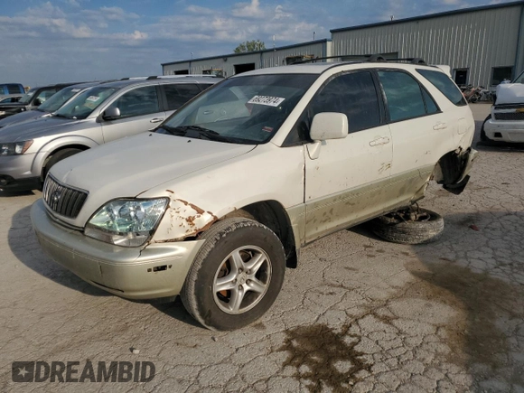 2000 Lexus RX 300 with VIN JT6HF10U9Y0138004, listed as a Copart auction lot 69273974 with 0 mi miles and Salvage Title. Bid and sale history available at carsss.com. Image 1.