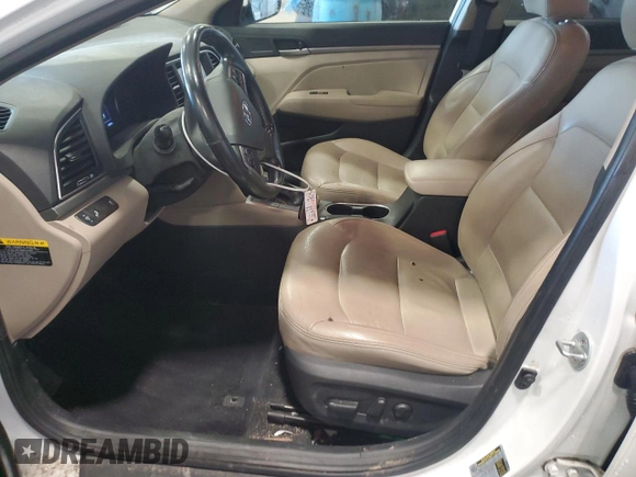 2017 Hyundai Elantra SE with VIN 5NPD84LF2HH120849, listed as a Copart auction lot 54703255 with 80,335 mi miles and Salvage Title. Bid and sale history available at DreamBid. Image 7.
