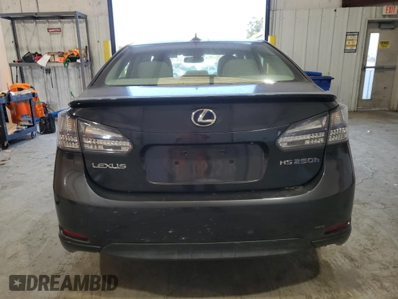2010 Lexus HS 250h with VIN JTHBB1BA8A2002002, listed as a Copart auction lot 83251924 with 146,973 mi miles and Clean Title. Bid and sale history available at DreamBid. Image 6.