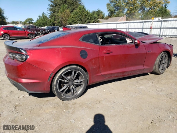 2021 Chevrolet Camaro LT1 with VIN 1G1FF1R79M0123647, listed as a Copart auction lot 76246834 with NaN miles and Salvage Title. Bid and sale history available at carsss.com. Image 3.