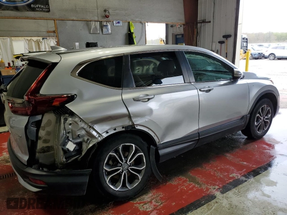 2022 Honda CR-V EX z VIN 2HKRW2H54NH618370, wystawiony jako Copart lot #55121265 z przebiegiem 97 231 mil mil oraz Szkoda całkowita • Salvage title. Historia ofert i sprzedaży dostępna na DreamBid. Obrazek 3.
