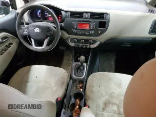 2012 Kia Rio LX with VIN KNADM4A34C6072811, listed as a Copart auction lot 68295334 with 77,167 mi miles and Salvage Title. Bid and sale history available at carsss.com. Image 8.