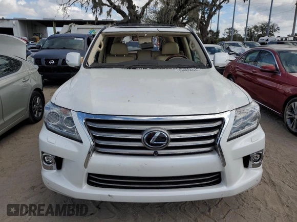 2015 Lexus LX 570 with VIN JTJHY7AX7F4169804, listed as a Copart auction lot 79885024 with 55,392 mi miles and Salvage Title. Bid and sale history available at DreamBid. Image 5.