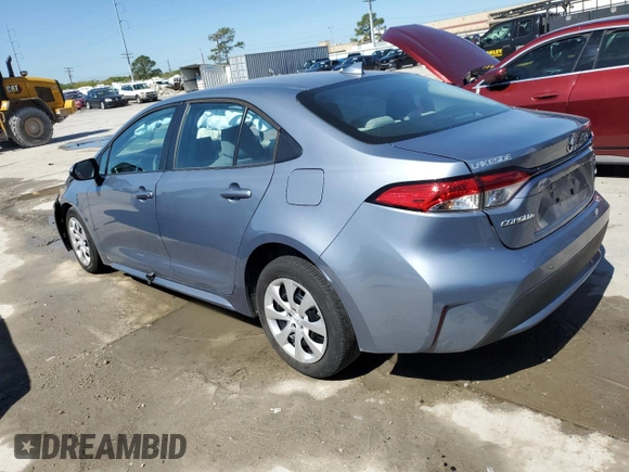 2022 Toyota Corolla LE with VIN 5YFEPMAE7NP383953, listed as a Copart auction lot 50346205 with 18,498 mi miles and Salvage Title. Bid and sale history available at carsss.com. Image 2.