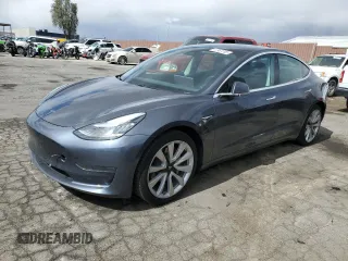 2020 Tesla Model 3 Long Range with VIN 5YJ3E1EB8LF712079, listed as a Copart auction lot 47967205 with Not Provided miles and Salvage Title. Bid and sale history available at DreamBid. Image 1.