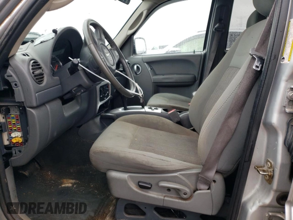 2007 Jeep Liberty Limited with VIN 1J4GL58K87W523258, listed as a Copart auction lot 71927254 with 142,630 mi miles and Salvage Title. Bid and sale history available at DreamBid. Image 7.