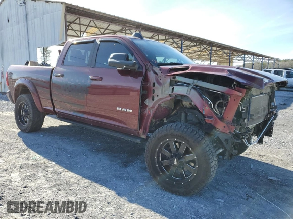 2022 Ram 2500 Big Horn with VIN 3C6UR5DL4NG262770, listed as a Copart auction lot 86885554 with 61,061 mi miles and Salvage Title. Bid and sale history available at carsss.com. Image 4.