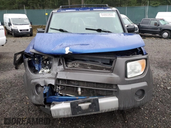 2004 Honda Element EX with VIN 5J6YH27624L030729, listed as a Copart auction lot 84865904 with 250,101 mi miles and Salvage Title. Bid and sale history available at DreamBid. Image 5.