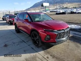 2021 Chevrolet Blazer RS with VIN 3GNKBKRS4MS534871, listed as a Copart auction lot 51382725 with 45,397 mi miles and Salvage title. Bid and sale history available at DreamBid. Image 11.