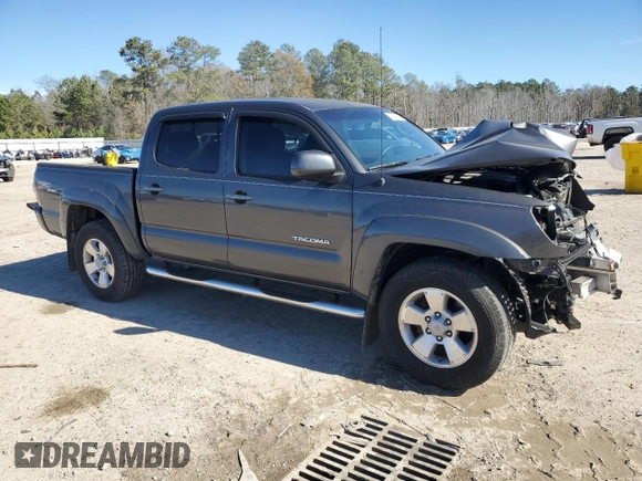 2011 Toyota Tacoma PreRunner with VIN 3TMJU4GNXBM111835, listed as a Copart auction lot 42994845 with 100,140 mi miles and Salvage Title. Bid and sale history available at DreamBid. Image 4.