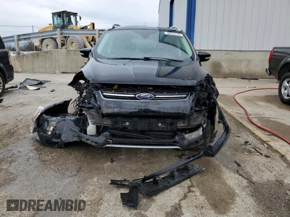 2016 Ford Escape Titanium with VIN 1FMCU0JX8GUA19696, listed as a Copart auction lot 46294145 with 99,165 mi miles and Salvage Title. Bid and sale history available at carsss.com. Image 5.
