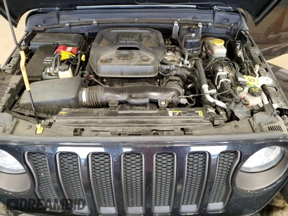 2021 Jeep Wrangler Unlimited Willys с VIN 1C4HJXDN6MW718492, выставлен на аукционе Copart как лот 50181225 с пробегом Не указан миль и Списание • Salvage title. История ставок и продаж доступна на DreamBid. Изображение 11.
