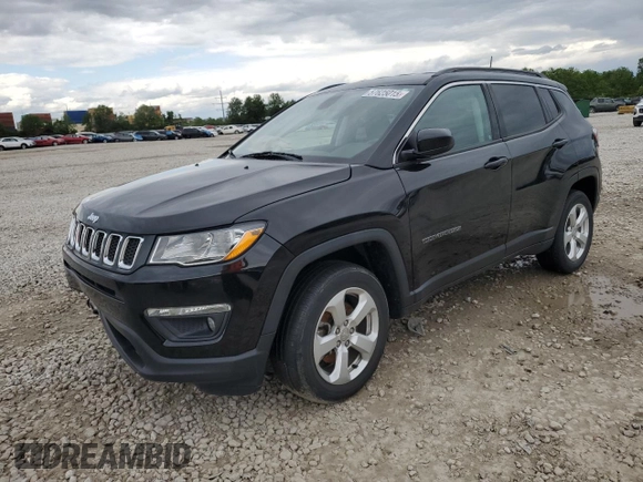 2018 Jeep Compass Latitude with VIN 3C4NJDBB1JT303897, listed as a Copart auction lot 57625015 with Not provided miles and Salvage title. Bid and sale history available at DreamBid. Image 1.