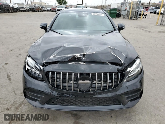 2023 Mercedes-Benz C 300 with VIN W1KWJ8DB3PG119749, listed as a Copart auction lot 56160605 with 13,281 mi miles and Salvage Title. Bid and sale history available at DreamBid. Image 5.