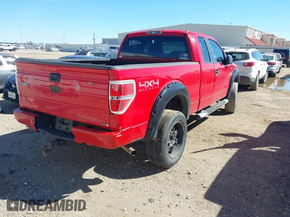 2009 Ford F-150 STX with VIN 1FTRX14839KC07962, listed as a IAAI auction lot 41676808 with 224,171 mi miles. Bid and sale history available at carsss.com. Image 4.