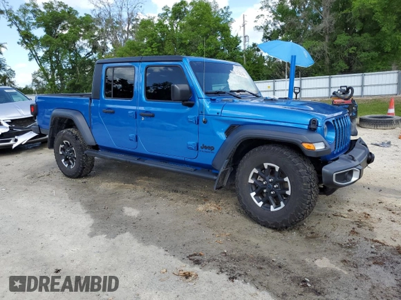 2023 Jeep Gladiator Sport S z VIN 1C6HJTAG4PL562366, wystawiony jako Copart lot #51542765 z przebiegiem 21 564 mil mil oraz Szkoda całkowita • Salvage title. Historia ofert i sprzedaży dostępna na DreamBid. Obrazek 4.