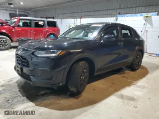 2023 Honda HR-V Sport with VIN 3CZRZ2H51PM734186, listed as a Copart auction lot 83575674 with 27,801 mi miles and Salvage Title. Bid and sale history available at carsss.com. Image 1.