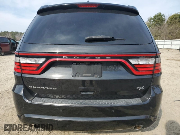 2015 Dodge Durango R/T with VIN 1C4SDHCT7FC714698, listed as a Copart auction lot 47348125 with 116,690 mi miles and Salvage Title. Bid and sale history available at DreamBid. Image 6.