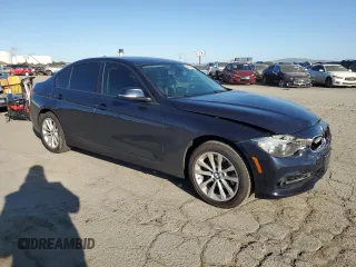 2016 BMW 3 Series 320i with VIN WBA8A9C52GK618301, listed as a Copart auction lot 48143695 with 94,799 mi miles and Salvage Title. Bid and sale history available at carsss.com. Image 4.