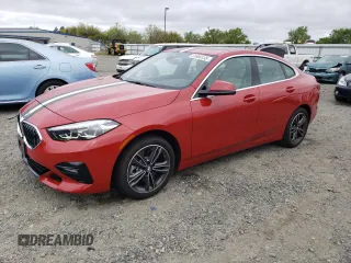 2021 BMW 2 Series 228i with VIN WBA53AK08M7H78589, listed as a Copart auction lot 51866135 with 8,191 mi miles and Salvage Title. Bid and sale history available at carsss.com. Image 1.