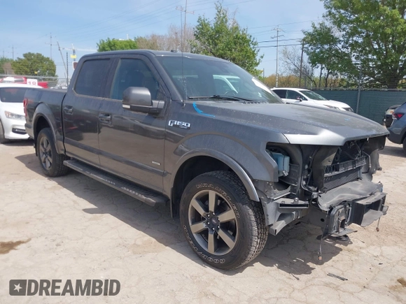 2016 Ford F-150 XLT with VIN 1FTEW1EG6GFD60350, listed as a IAAI auction lot 41843912 with 137,308 mi miles. Bid and sale history available at carsss.com. Image 1.