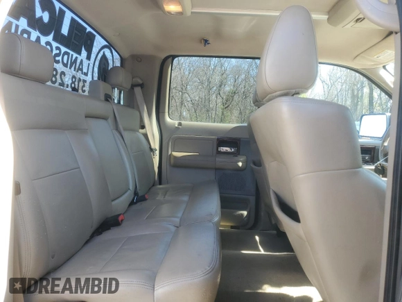 2006 Ford F-150 XLT with VIN 1FTPW125X6KB28223, listed as a Copart auction lot 47601075 with 208,959 mi miles and Salvage Title. Bid and sale history available at carsss.com. Image 10.