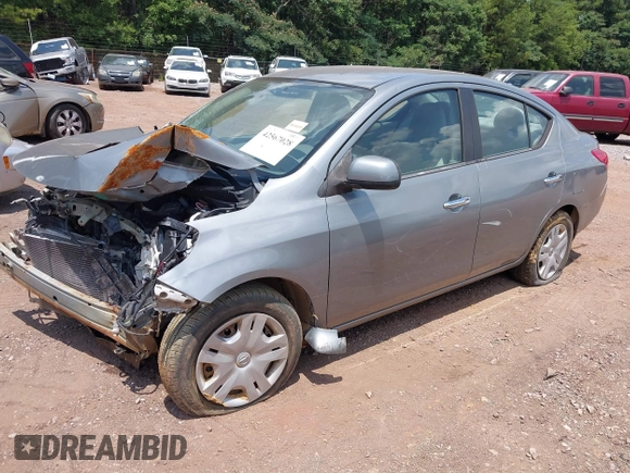 2012 Nissan Versa S with VIN 3N1CN7AP5CL869013, listed as a IAAI auction lot 42567028 with 145,224 mi miles and . Bid and sale history available at DreamBid. Image 2.