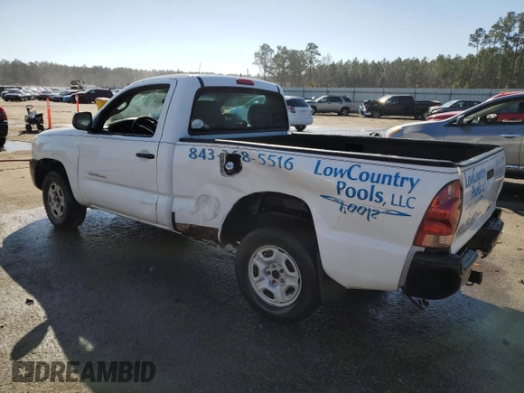 2007 Toyota Tacoma with VIN 5TENX22N27Z398022, listed as a Copart auction lot 89304425 with 332,576 mi miles and Salvage Title. Bid and sale history available at carsss.com. Image 2.