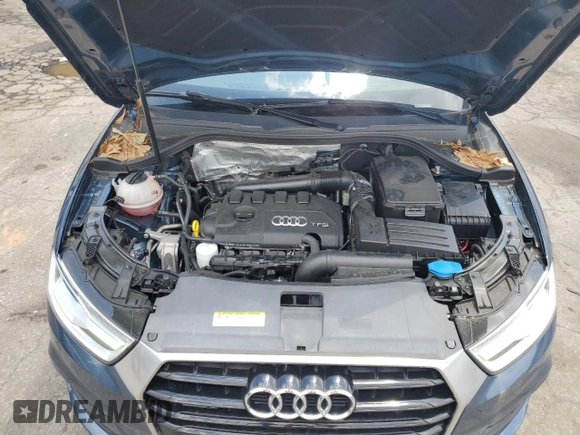 2017 Audi Q3 Premium Plus with VIN WA1JCCFS8HR001985, listed as a Copart auction lot 56970055 with 47,091 mi miles and Salvage title. Bid and sale history available at DreamBid. Image 11.