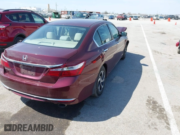 2016 Honda Accord Sedan LX with VIN 1HGCR2F32GA098244, listed as a IAAI auction lot 41869489 with Not Provided miles. Bid and sale history available at carsss.com. Image 4.