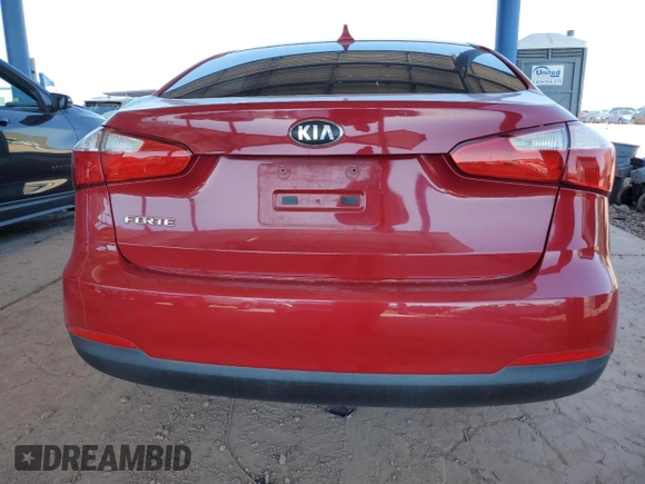 2014 Kia Forte LX with VIN KNAFX4A62E5097189, listed as a Copart auction lot 48548465 with 93,600 mi miles and Salvage Title. Bid and sale history available at carsss.com. Image 6.