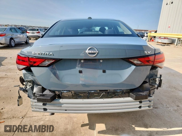 2024 Nissan Sentra SV with VIN 3N1AB8CV3RY308189, listed as a Copart auction lot 58358965 with 5,170 mi miles and Salvage title. Bid and sale history available at DreamBid. Image 6.