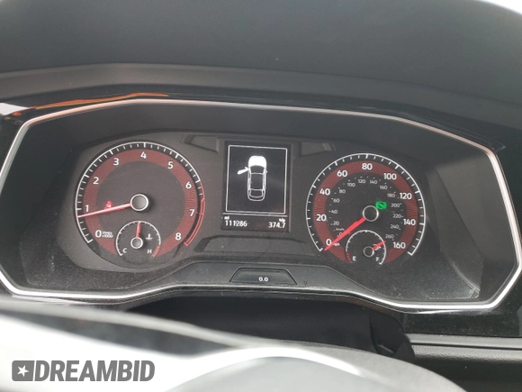 2020 Volkswagen Jetta S with VIN 3VWCB7BU8LM037196, listed as a Copart auction lot 52582885 with 111,286 mi miles and Salvage title. Bid and sale history available at DreamBid. Image 9.