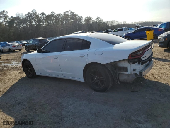 2019 Dodge Charger SXT with VIN 2C3CDXBG2KH640153, listed as a Copart auction lot 88555935 with 114,878 mi miles and Salvage Title. Bid and sale history available at carsss.com. Image 2.