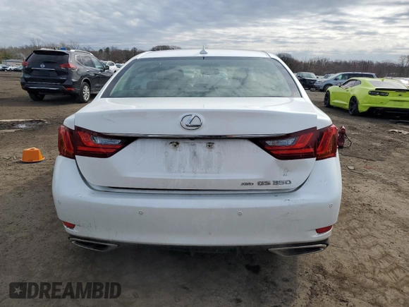 2013 Lexus GS 350 with VIN JTHCE1BLXD5002597, listed as a Copart auction lot 50250375 with 142,601 mi miles and Salvage Title. Bid and sale history available at carsss.com. Image 6.