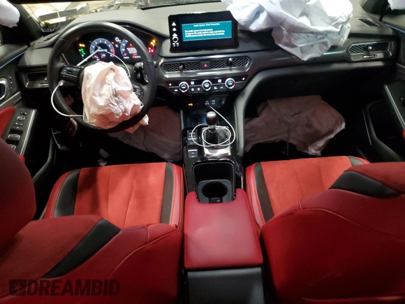 2024 Acura Integra Technology with VIN 19UDE4G79RA016395, listed as a Copart auction lot 78381004 with 7,458 mi miles and Salvage title. Bid and sale history available at DreamBid. Image 8.