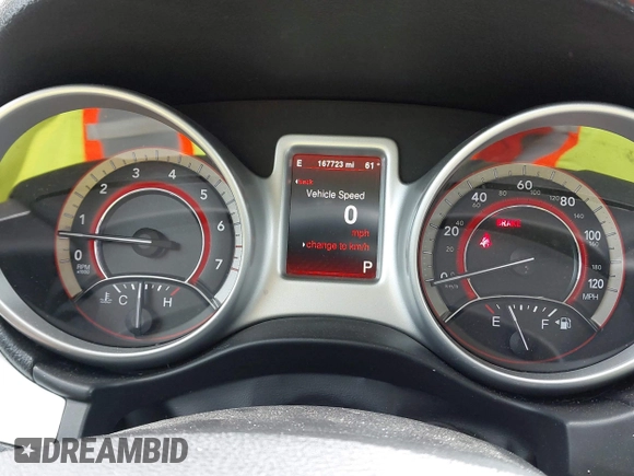 2015 Dodge Journey R/T with VIN 3C4PDCEG8FT686925, listed as a IAAI auction lot 42587129 with 167,723 mi miles and . Bid and sale history available at DreamBid. Image 7.