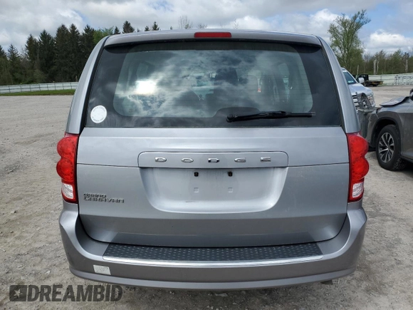 2015 Dodge Grand Caravan American Value with VIN 2C4RDGBG3FR507956, listed as a Copart auction lot 55948415 with 88,534 mi miles and Salvage Title. Bid and sale history available at DreamBid. Image 6.