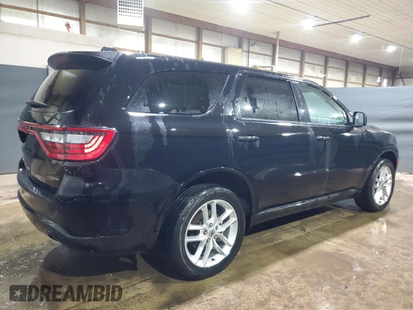 2023 Dodge Durango GT with VIN 1C4RDJDG5PC687820, listed as a Copart auction lot 63039225 with 45,487 mi miles and Clean title. Bid and sale history available at DreamBid. Image 3.