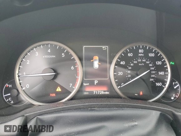 2019 Lexus NX with VIN JTJBARBZ2K2208696, listed as a Copart auction lot 52232205 with 71,726 mi miles and Salvage Title. Bid and sale history available at carsss.com. Image 9.